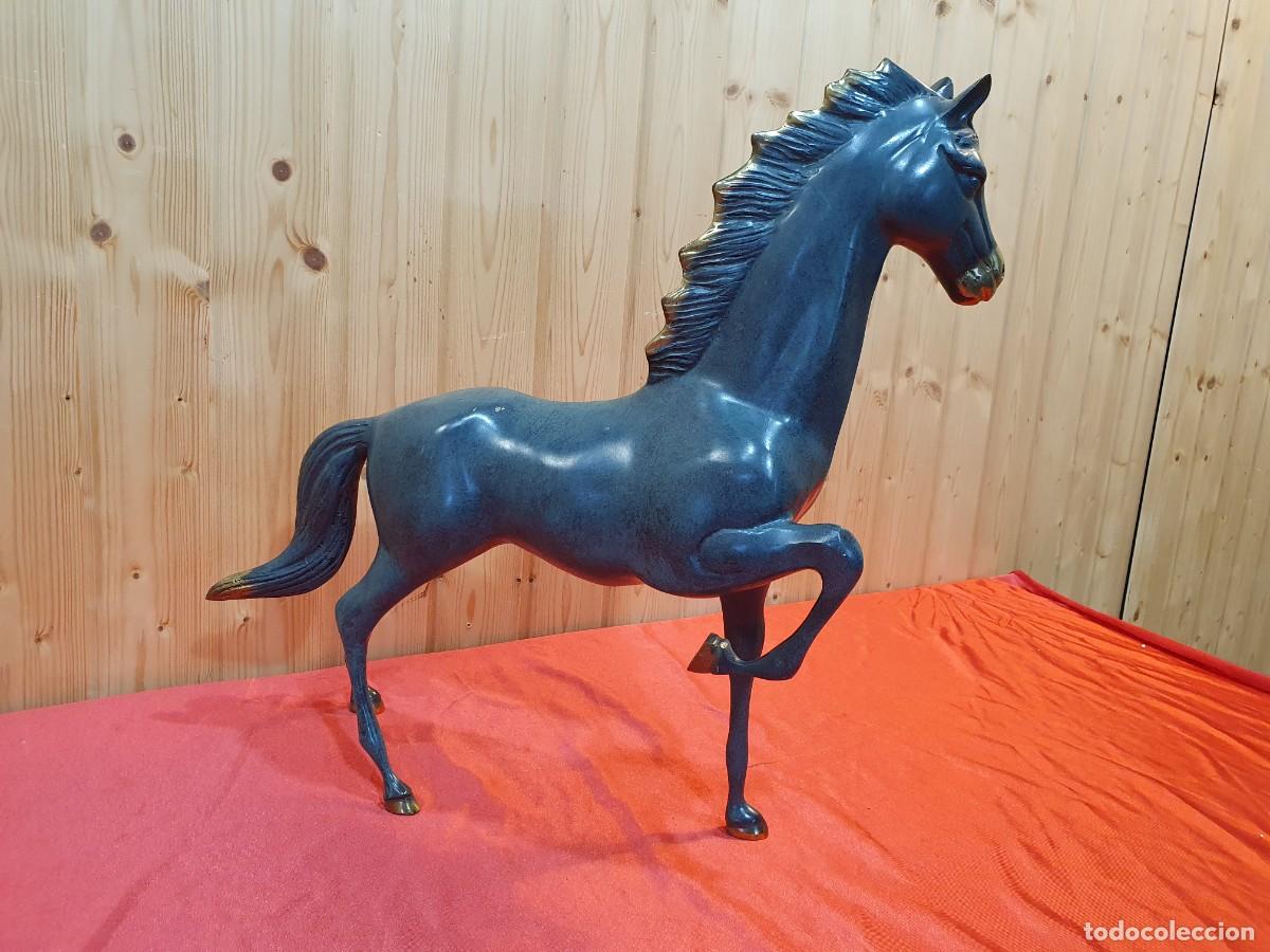 Arte: Caballo de bronce patinado - Foto 1