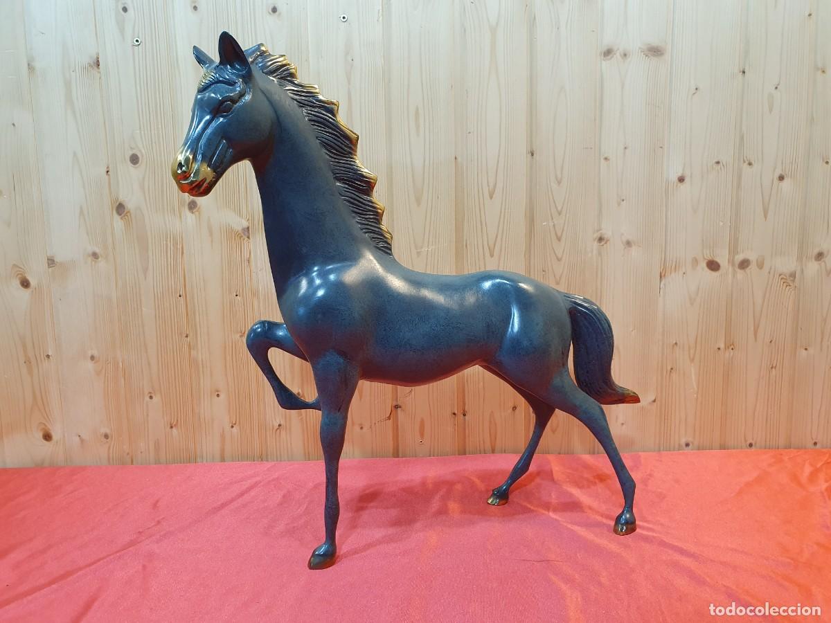 Arte: Caballo de bronce patinado - Foto 2