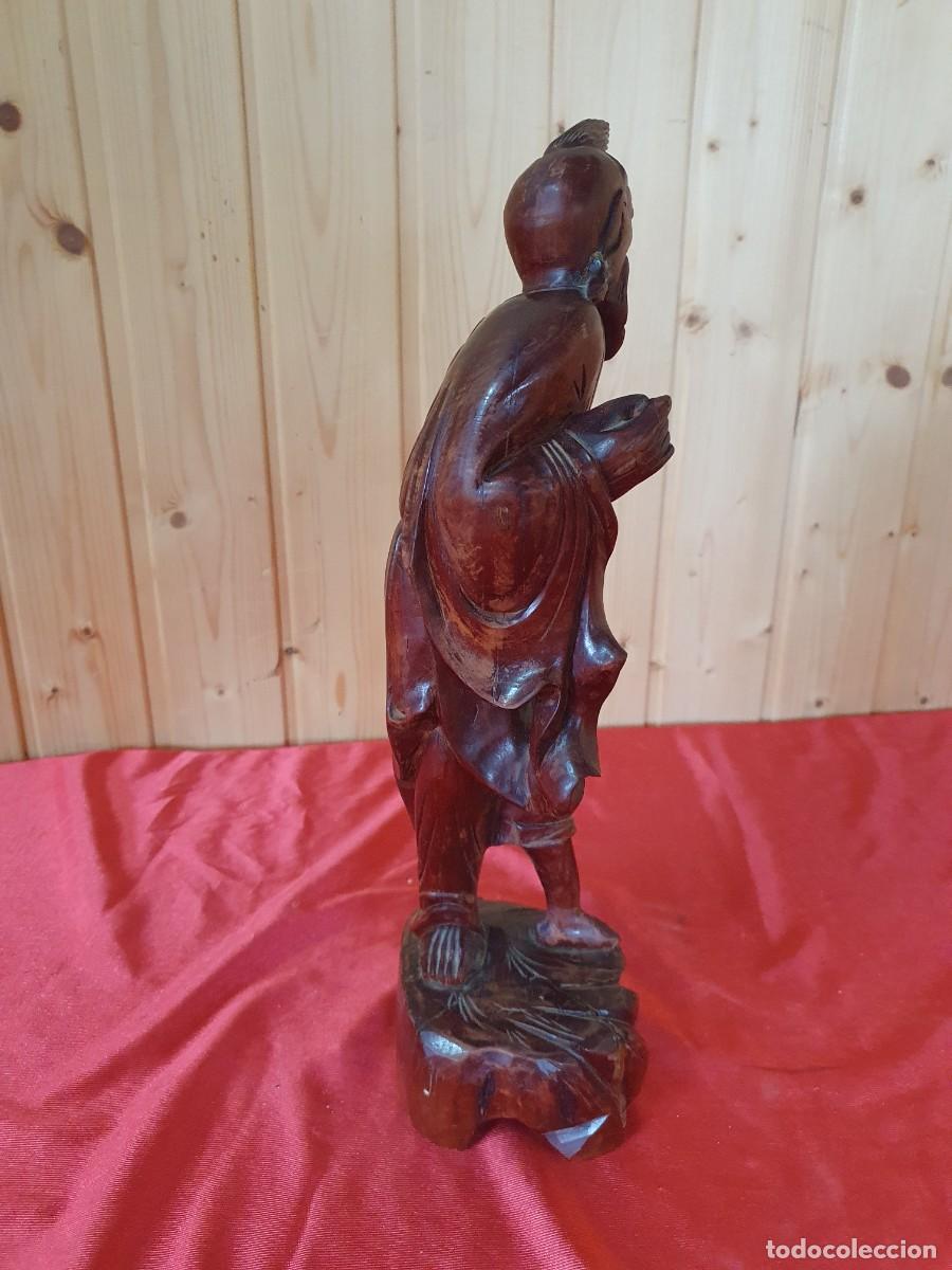 Arte: Figura antigua de madera - Foto 2
