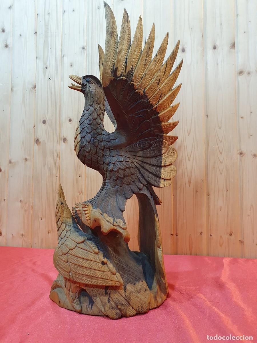 Arte: Escultura talla de madera - Foto 3