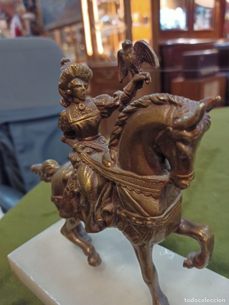 Arte: Figura a caballo en bronce. REF-1000 - Foto 4