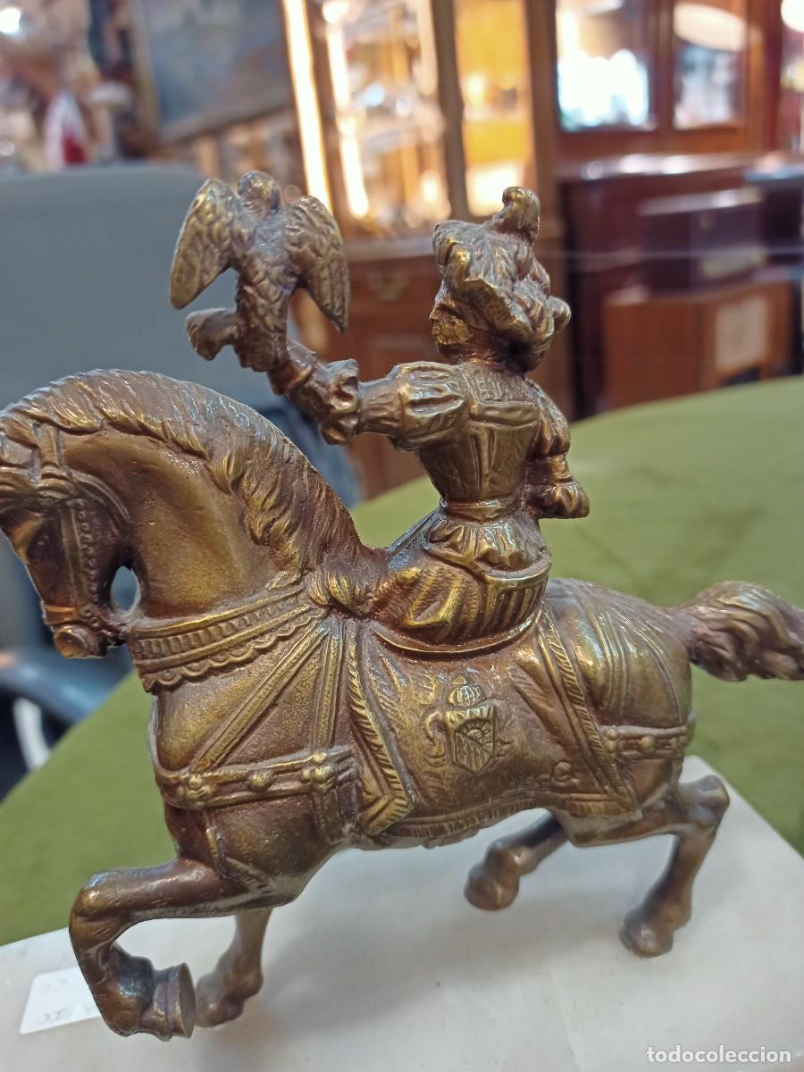 Arte: Figura a caballo en bronce. REF-1000 - Foto 5