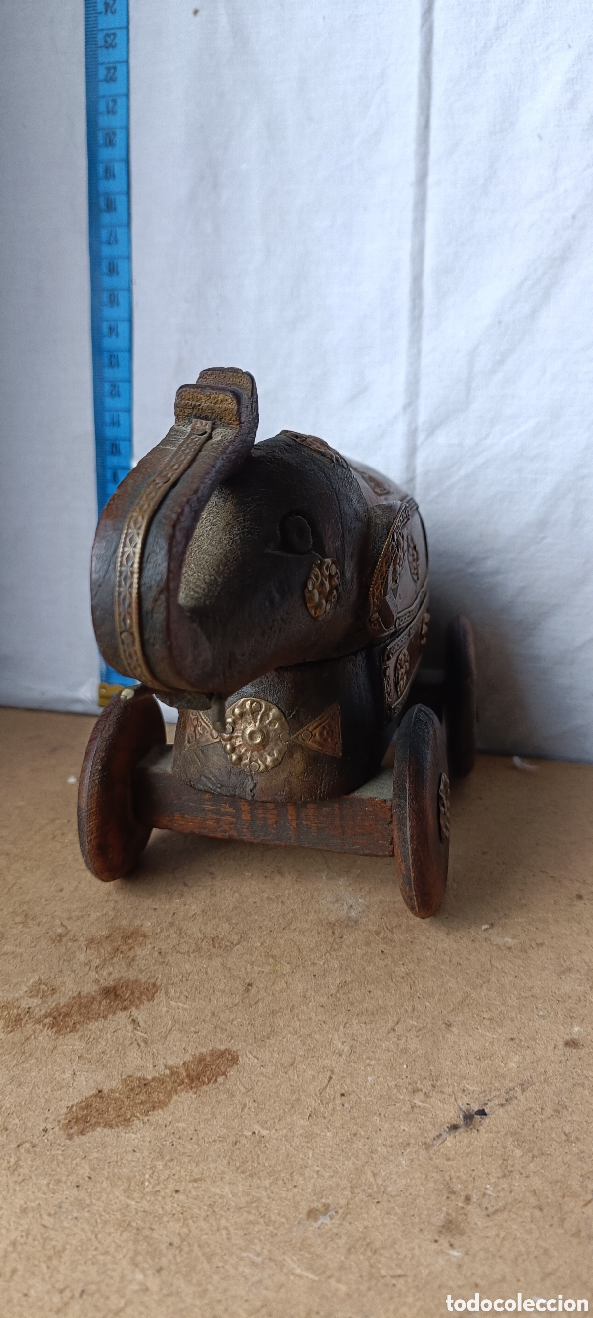 Arte: Elefante madera Joyero - Foto 7