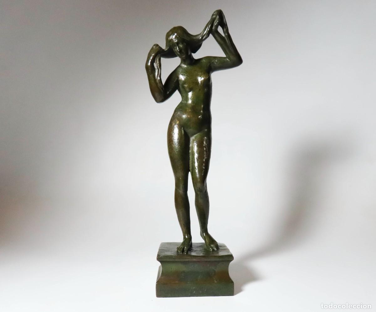 Arte: Figura bronce Venus Afrodita - Foto 8