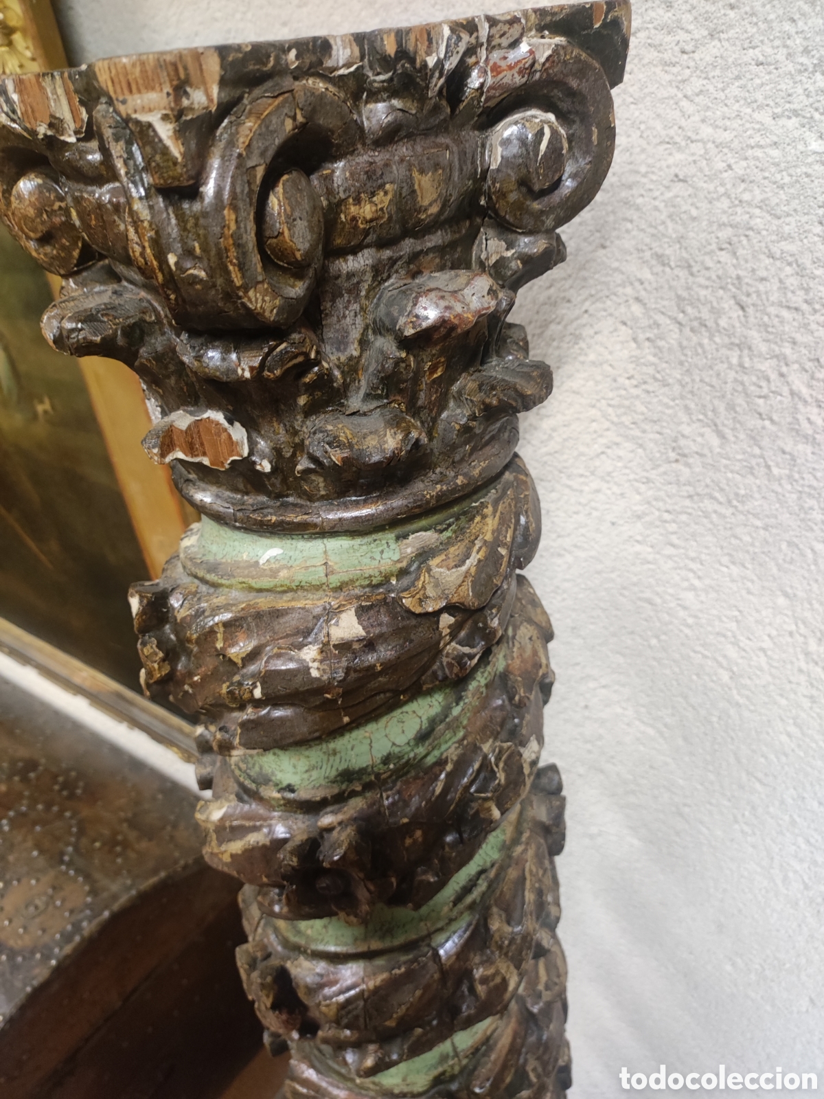 Arte: Pareja de columnas Salomonicas - Foto 2