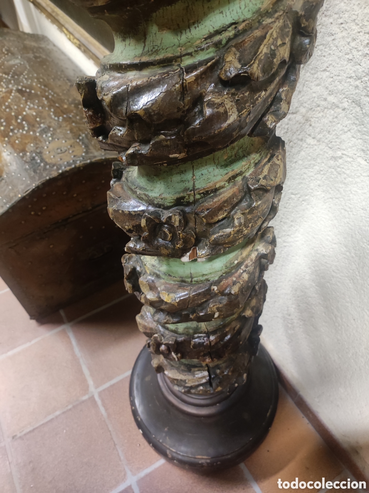 Arte: Pareja de columnas Salomonicas - Foto 3