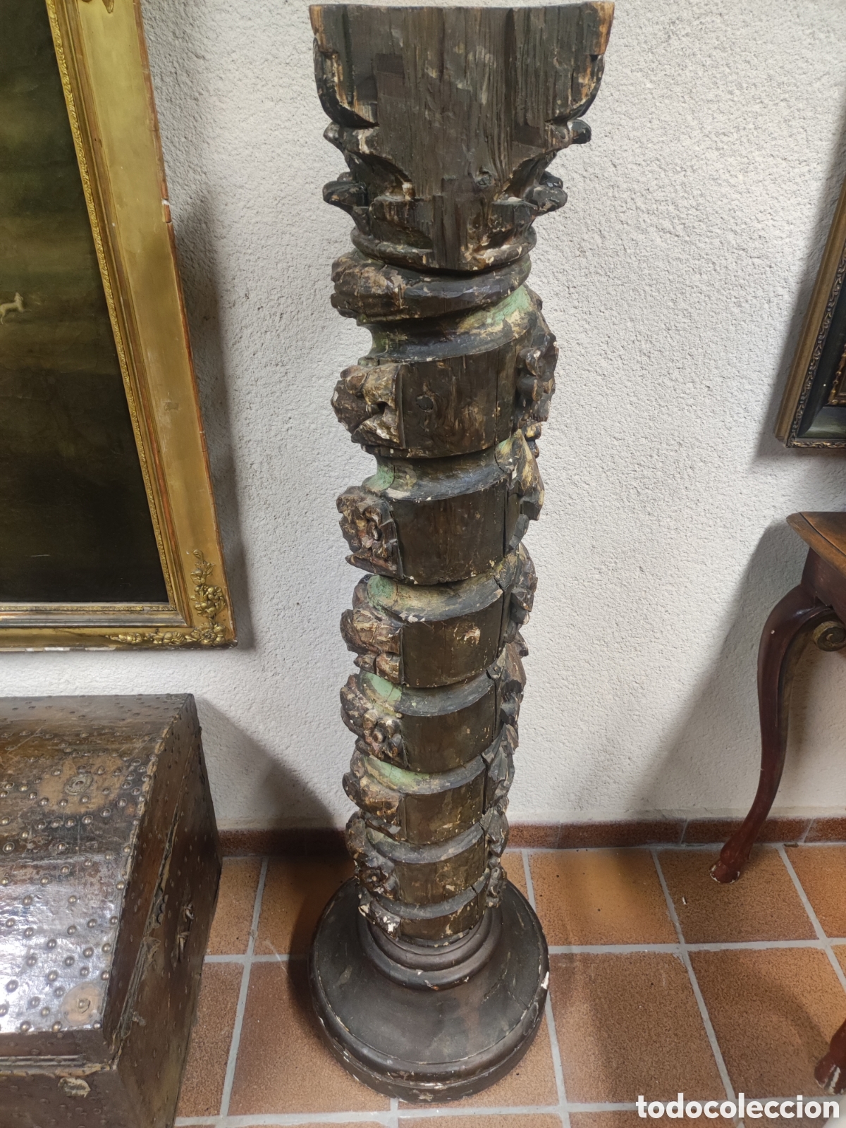 Arte: Pareja de columnas Salomonicas - Foto 4