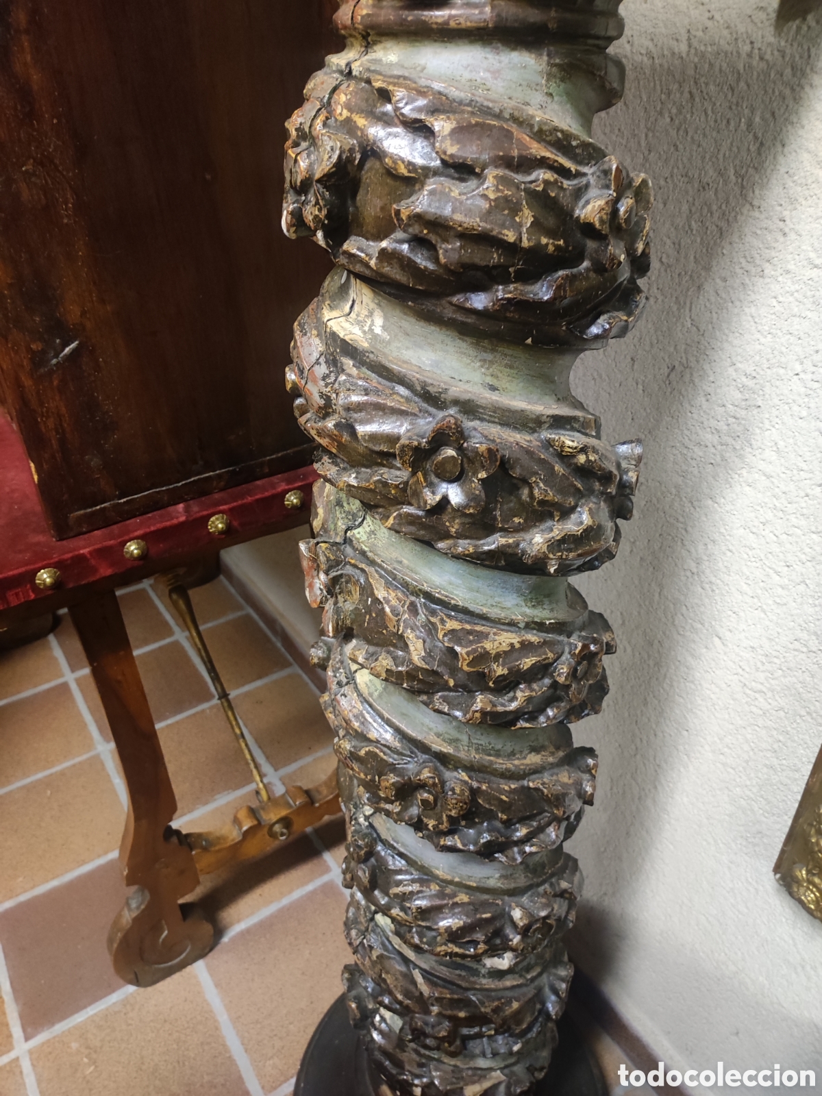 Arte: Pareja de columnas Salomonicas - Foto 7