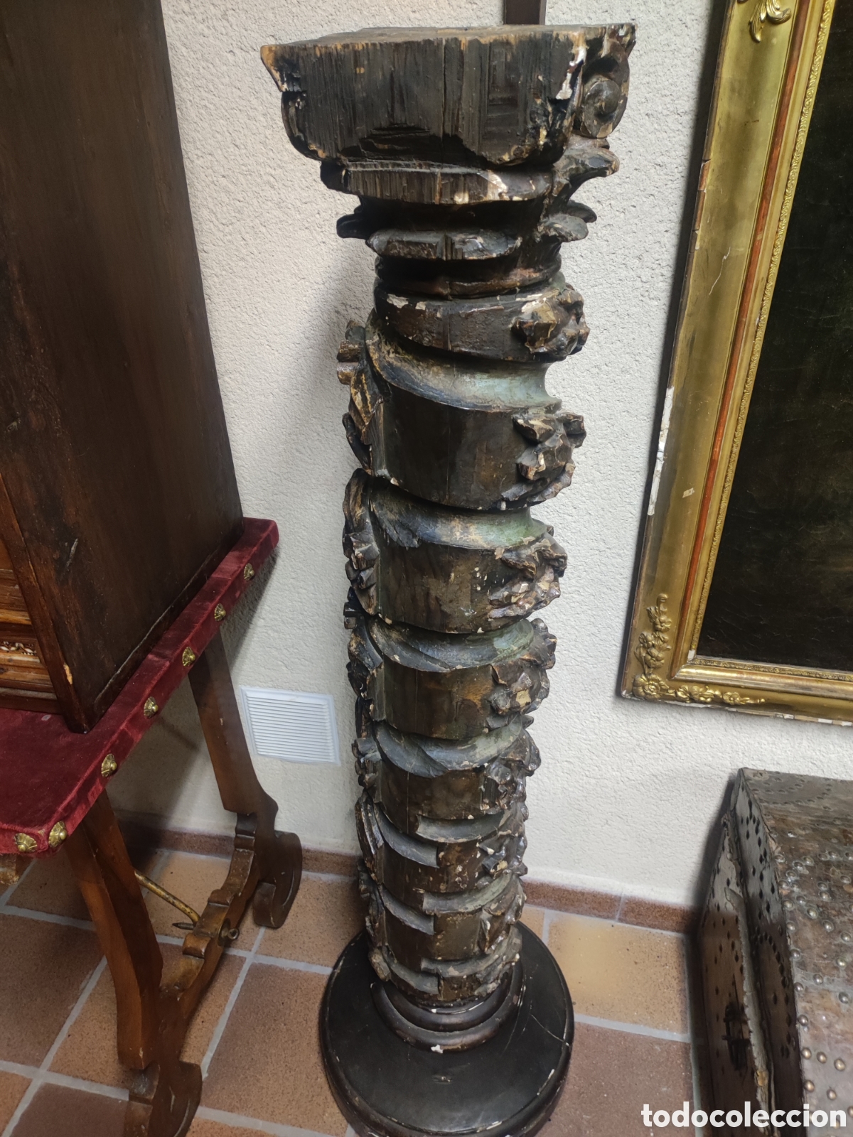 Arte: Pareja de columnas Salomonicas - Foto 9