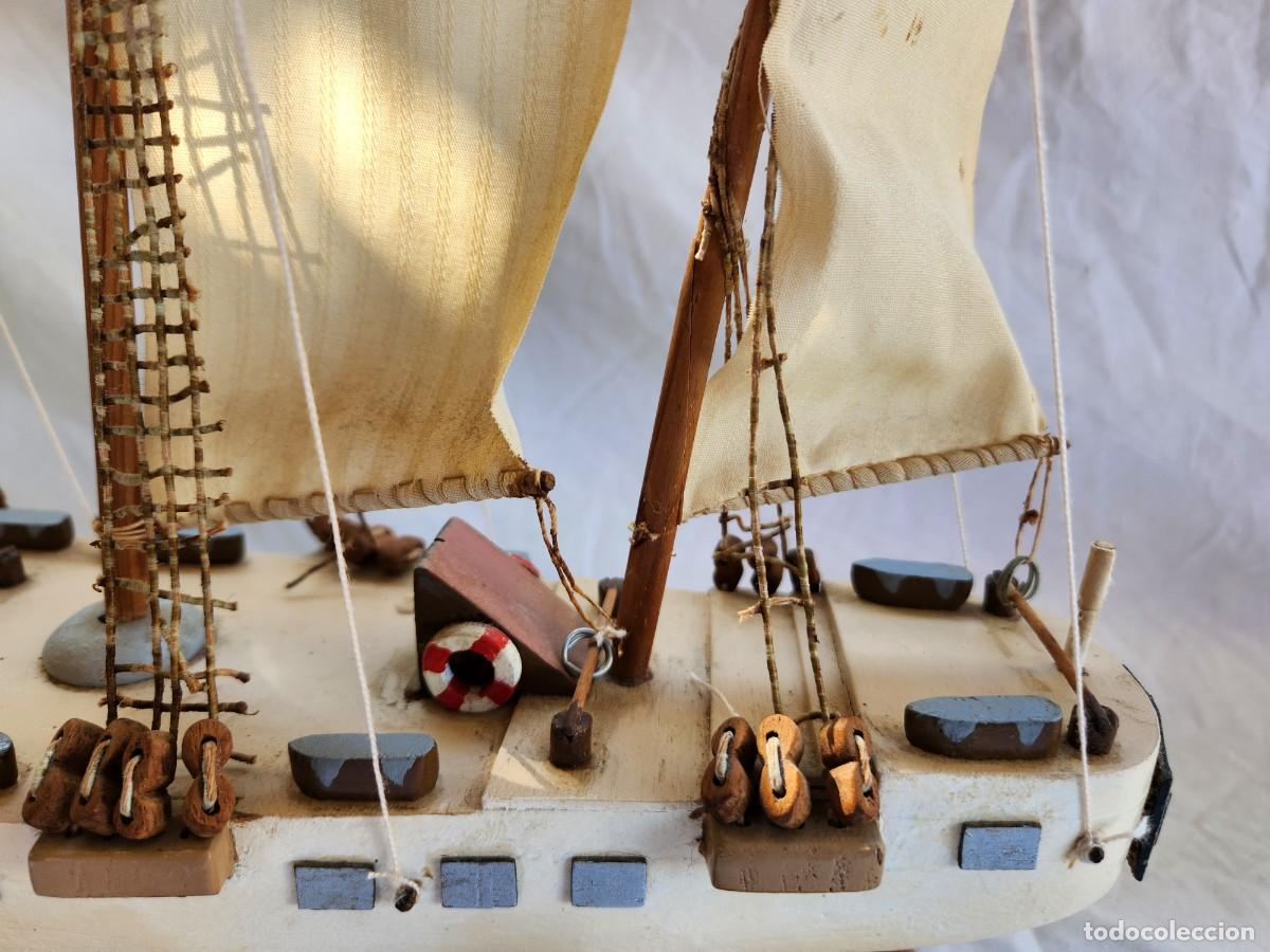 Arte: Maque barco de madera - Foto 3