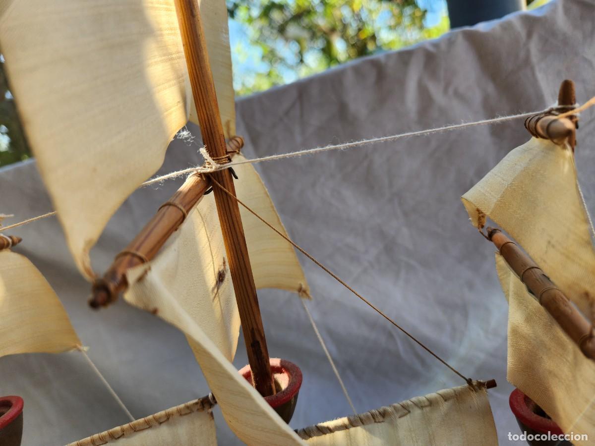 Arte: Maque barco de madera - Foto 4