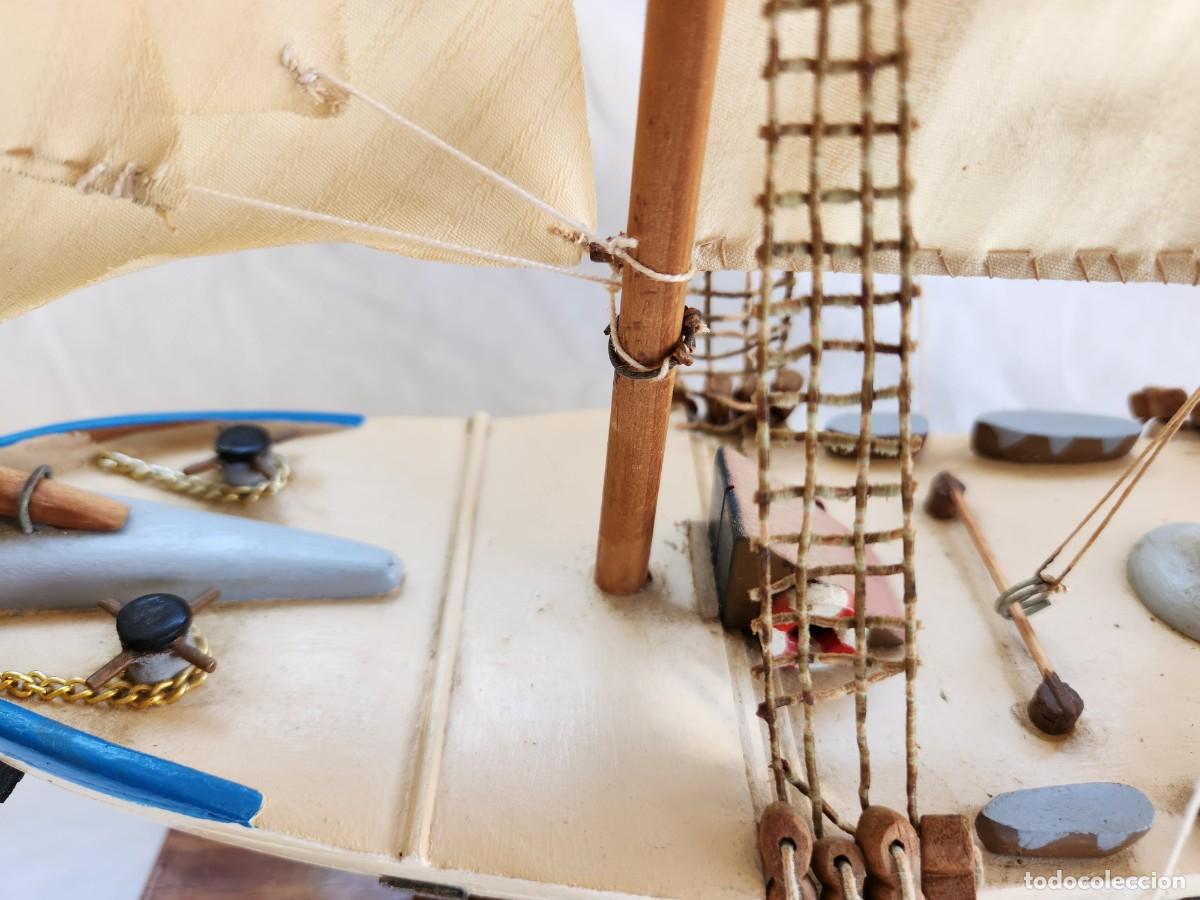 Arte: Maque barco de madera - Foto 6