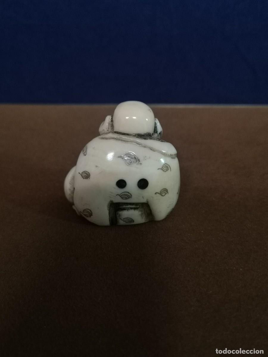 Arte: NETSUKE ANTIGUO FIRMADO - Foto 3