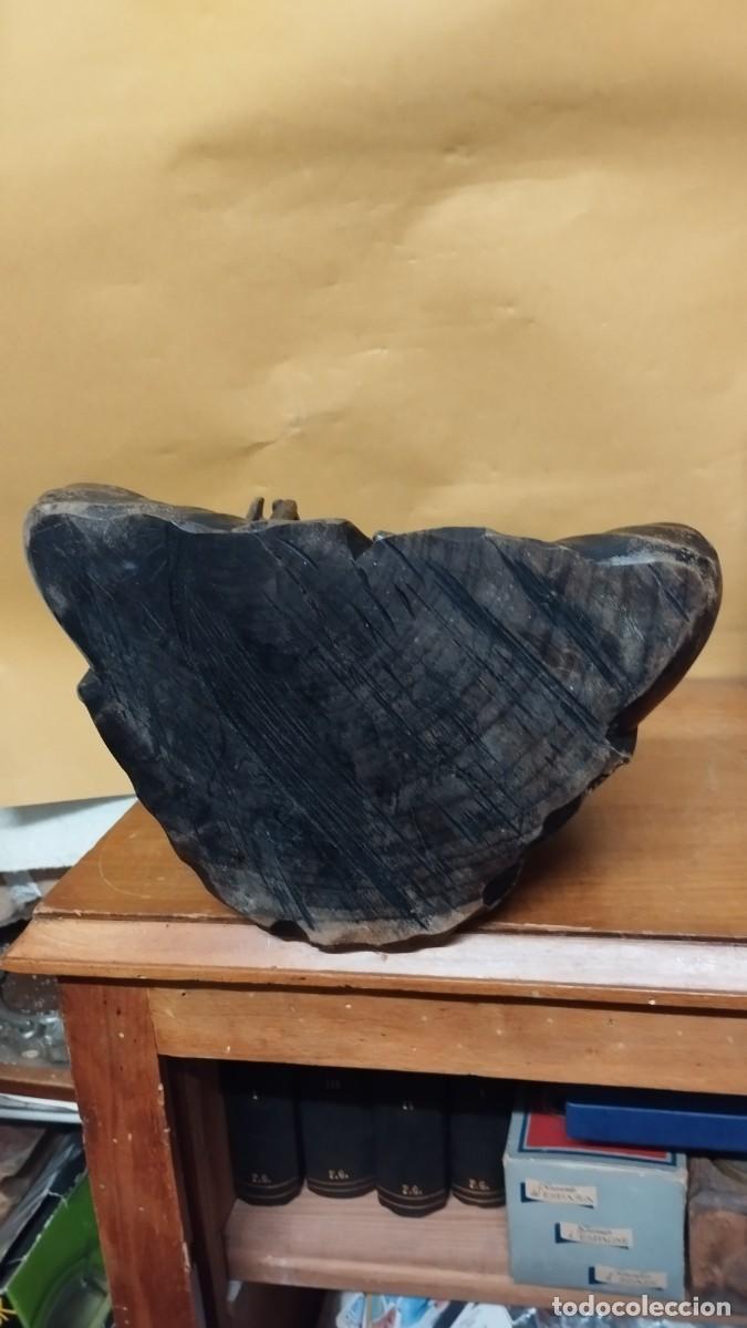 Arte: Budha - Talla en madera - 30x25cm - Foto 5