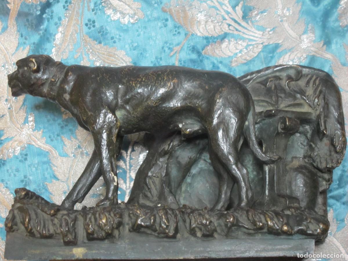 Arte: ESCULTURA DE BRONCE, PERRO - Foto 1