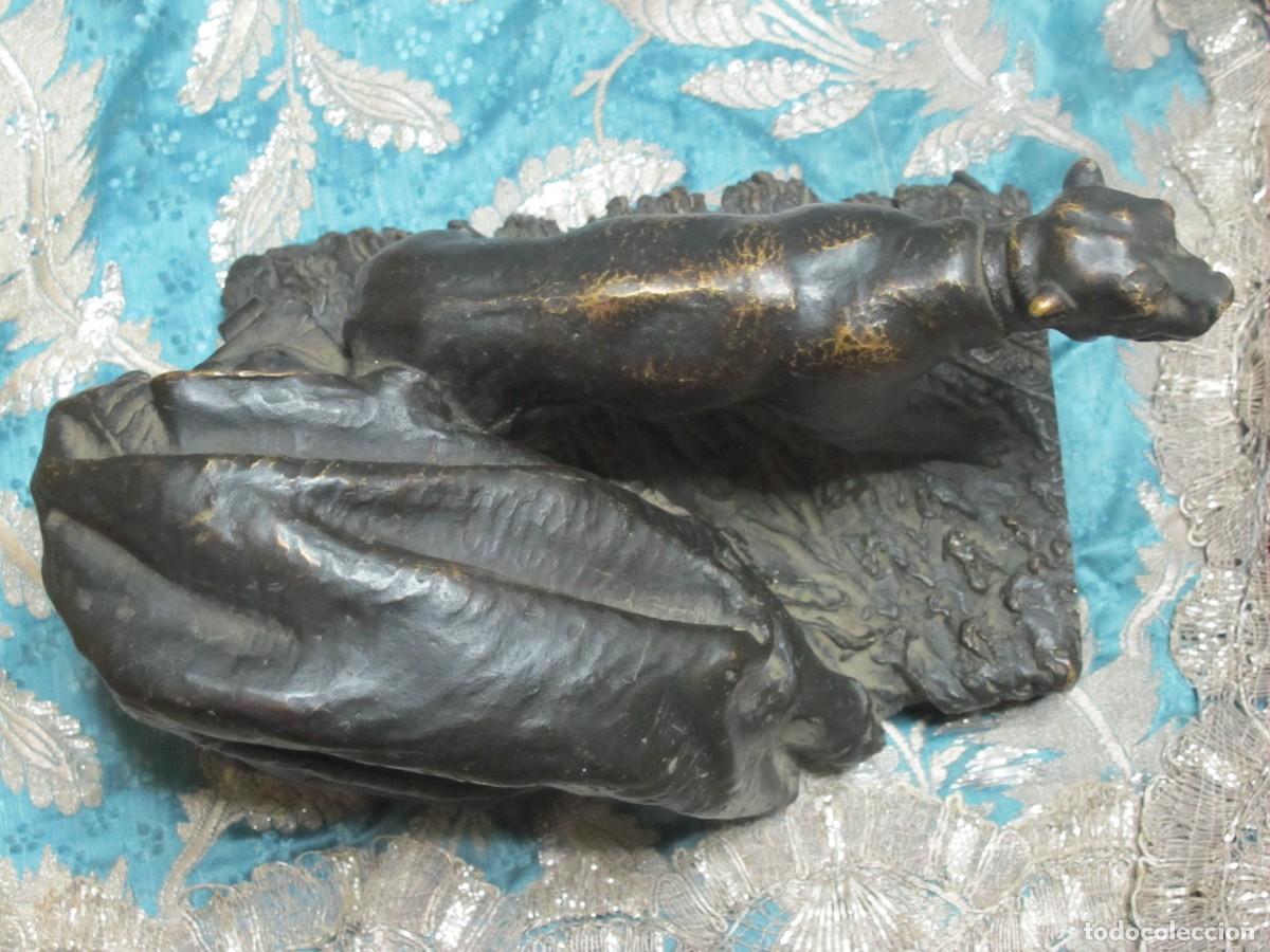 Arte: ESCULTURA DE BRONCE, PERRO - Foto 2