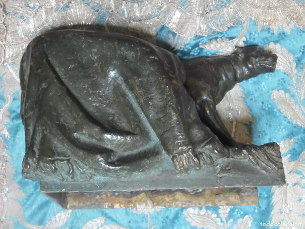 Arte: ESCULTURA DE BRONCE, PERRO - Foto 3