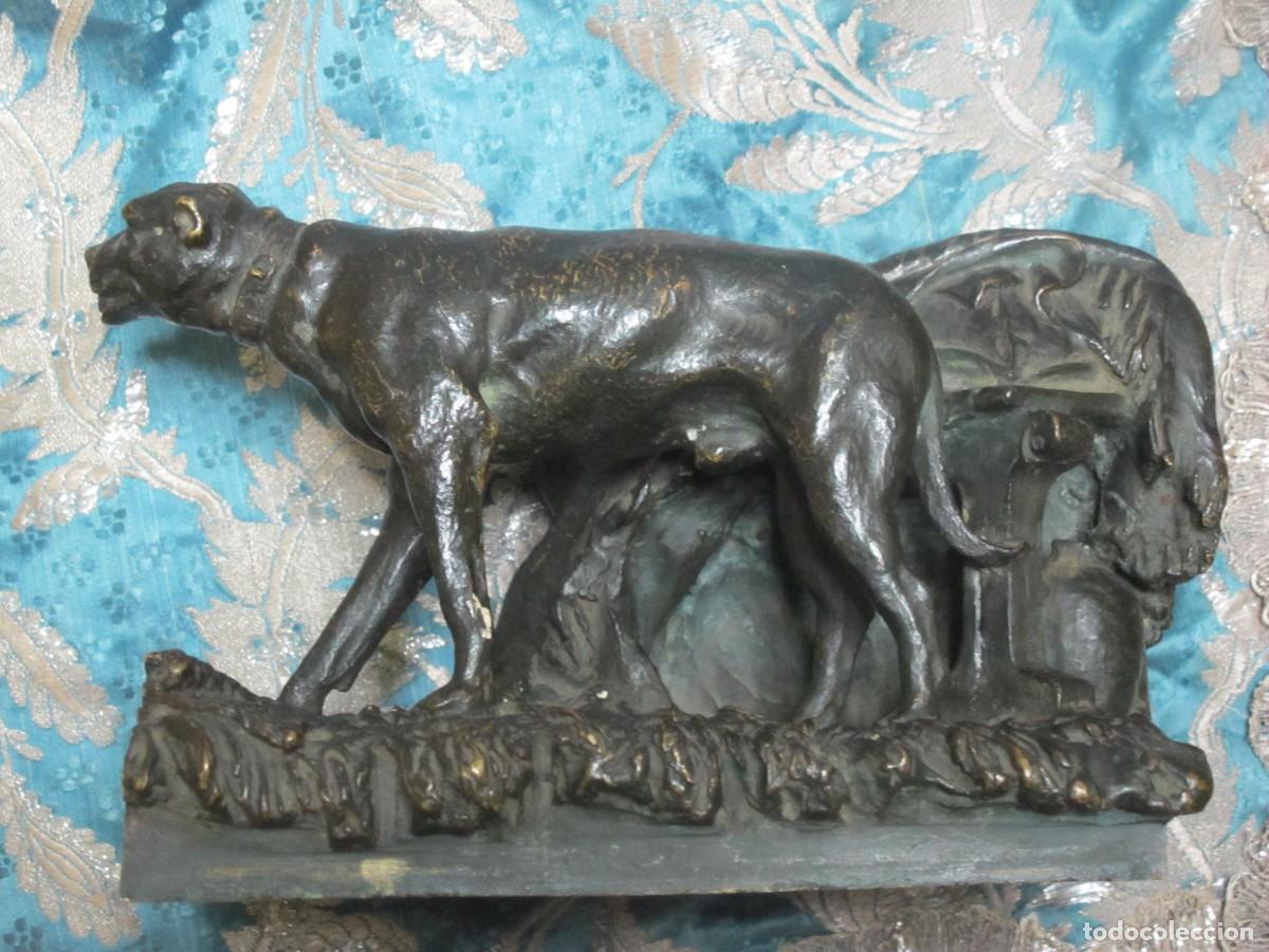 Arte: ESCULTURA DE BRONCE, PERRO - Foto 5