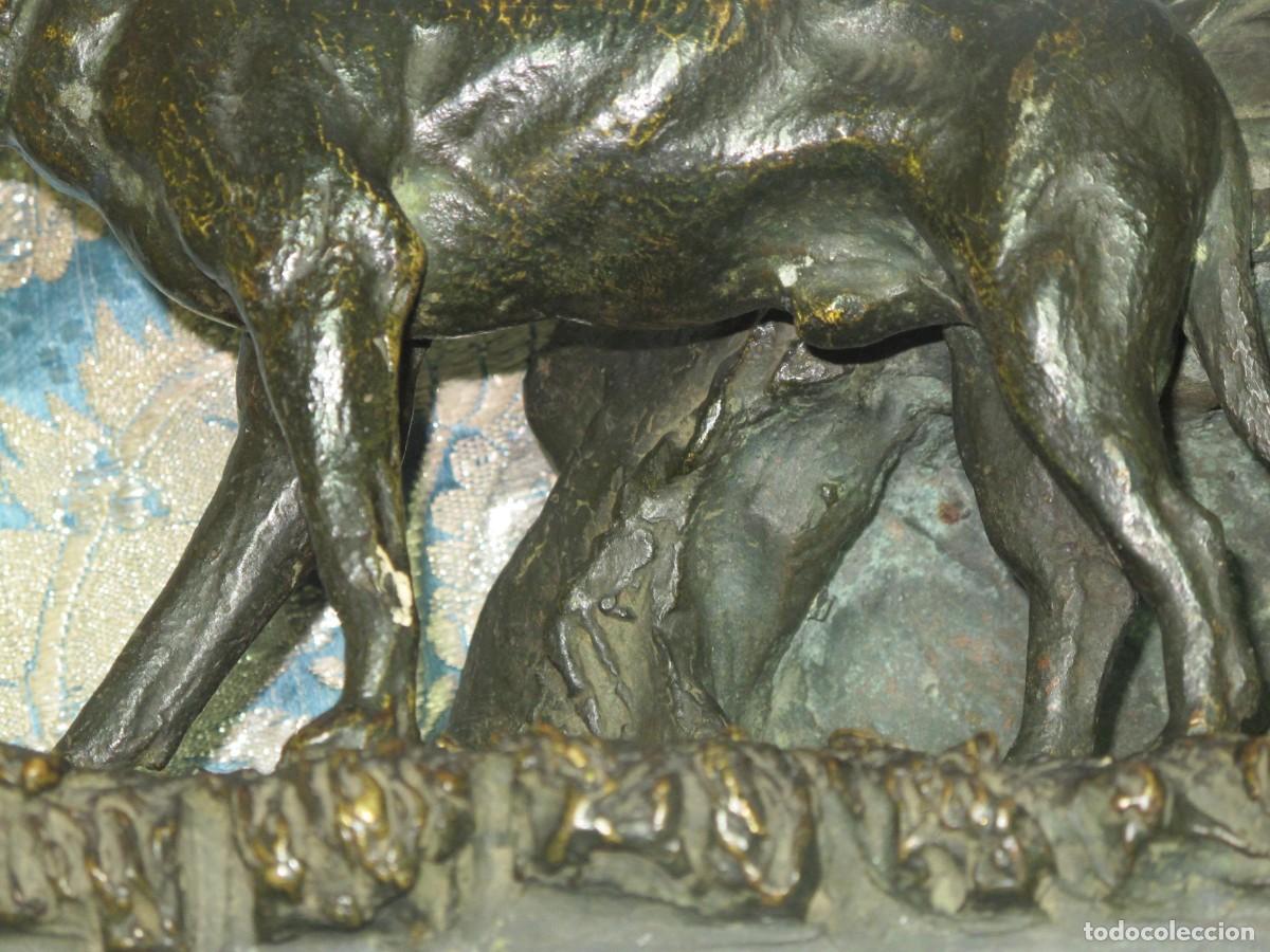 Arte: ESCULTURA DE BRONCE, PERRO - Foto 7