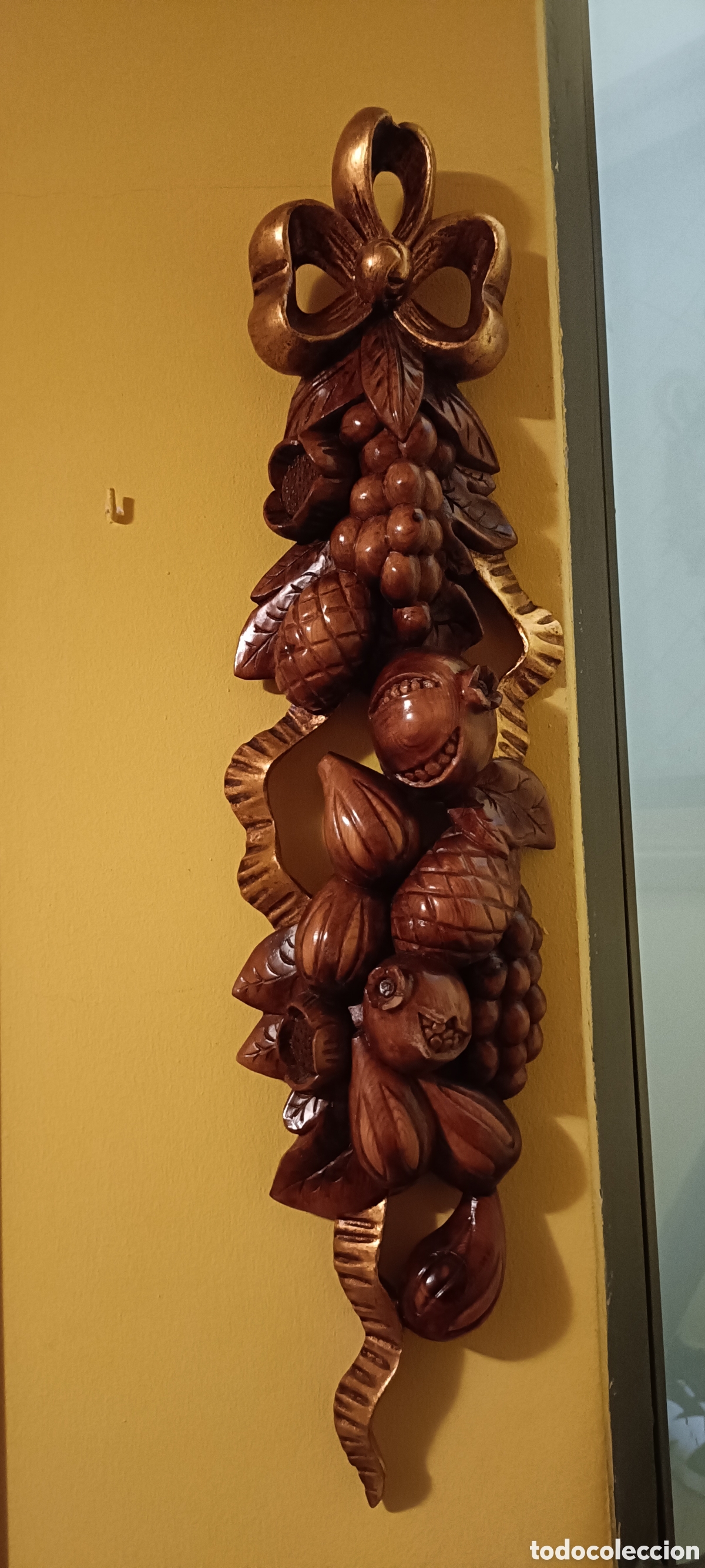 Arte: Guirnalda madera policromada - Foto 3