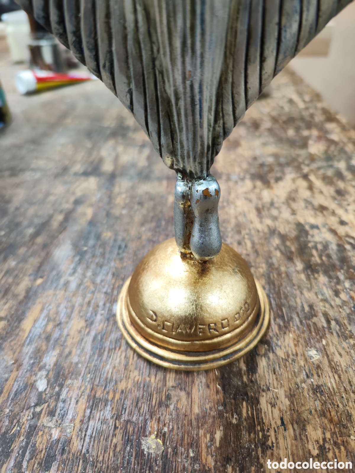 Arte: Bailarina tallada de madera - Foto 5