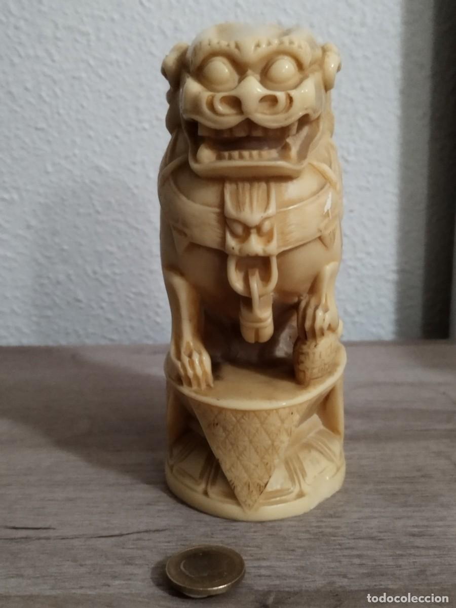 Arte: Perro chino Foo de resina Cadelbosco - Foto 1