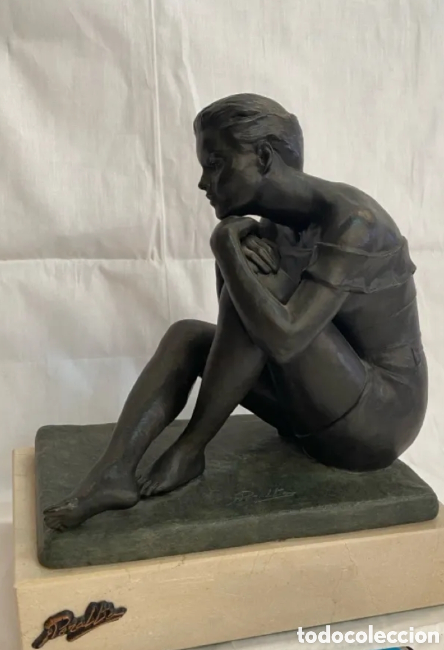 Arte: Figura de Peralta bronce - Foto 1