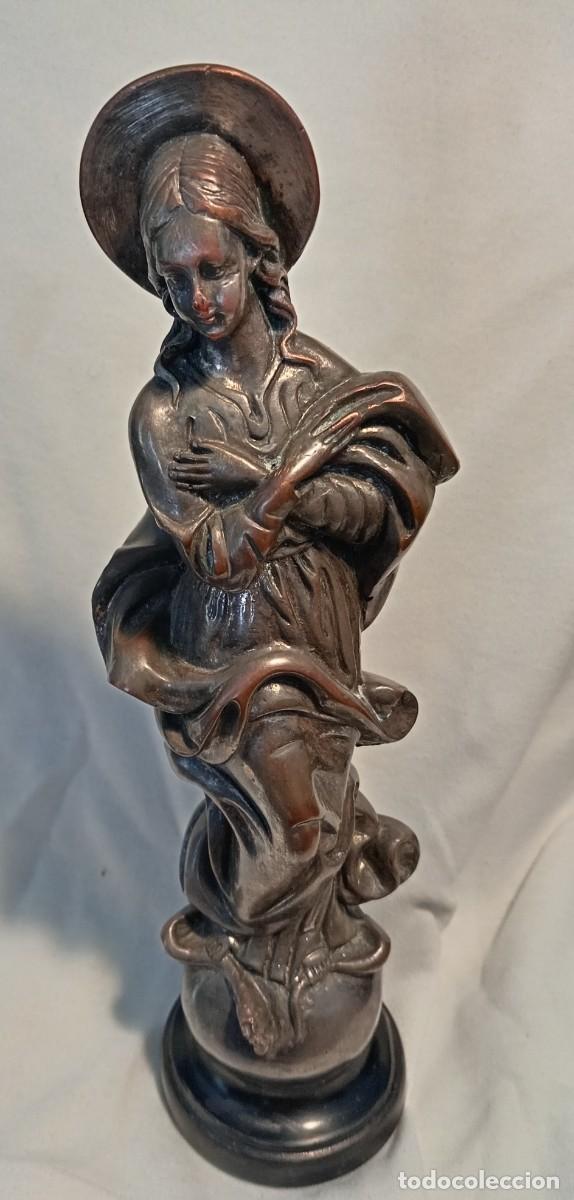 Arte: Virgen Inmaculada de bronce - Foto 1