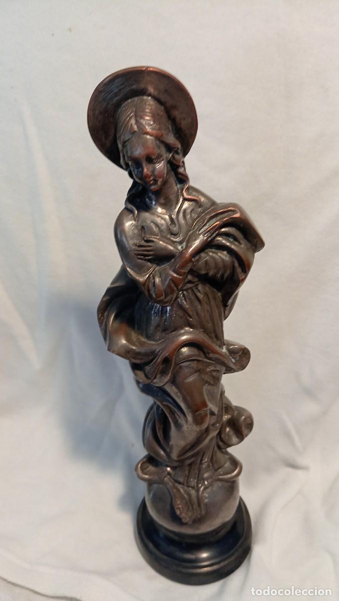 Arte: Virgen Inmaculada de bronce - Foto 7