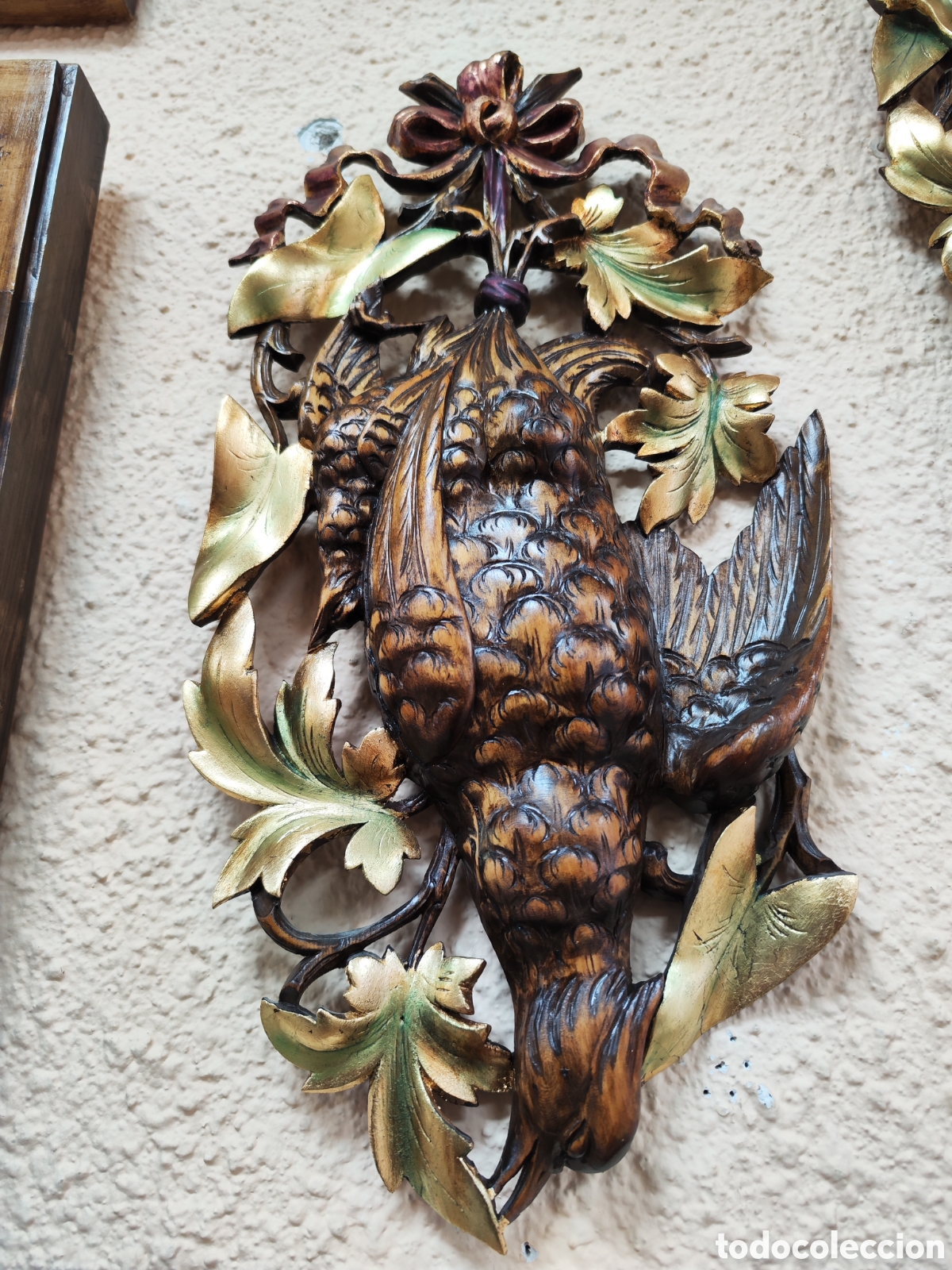Arte: Escudo de Caza de madera - Foto 2