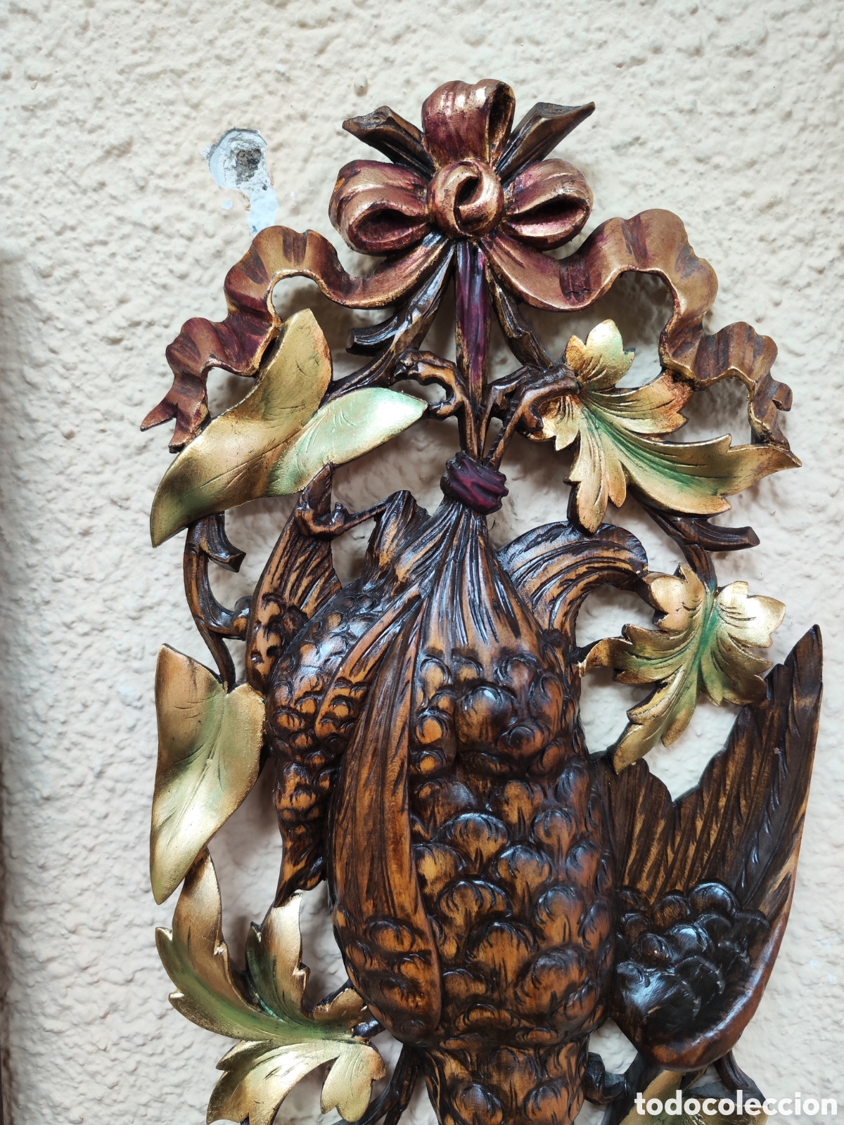Arte: Escudo de Caza de madera - Foto 4