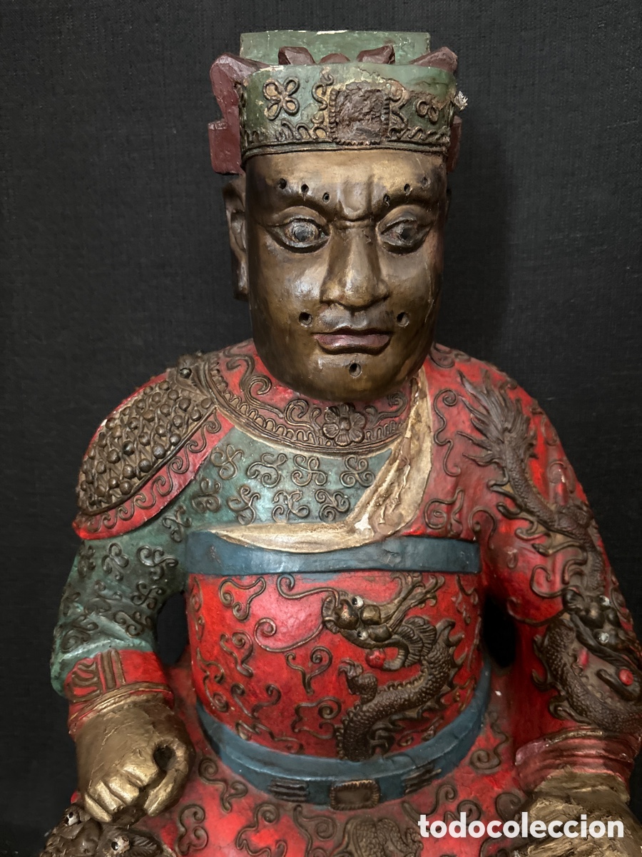 Arte: Talla china policromada - Foto 2