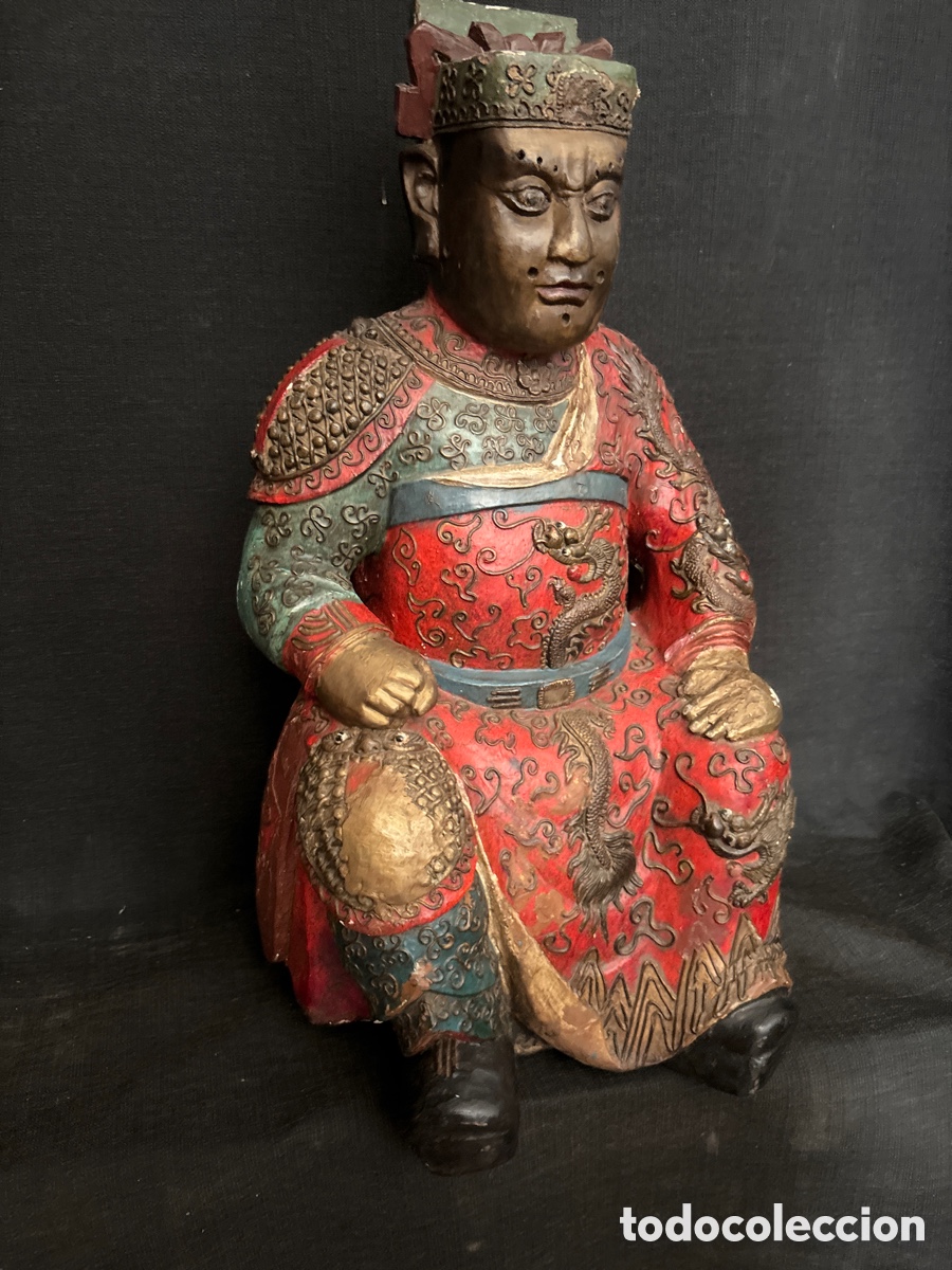 Arte: Talla china policromada - Foto 4