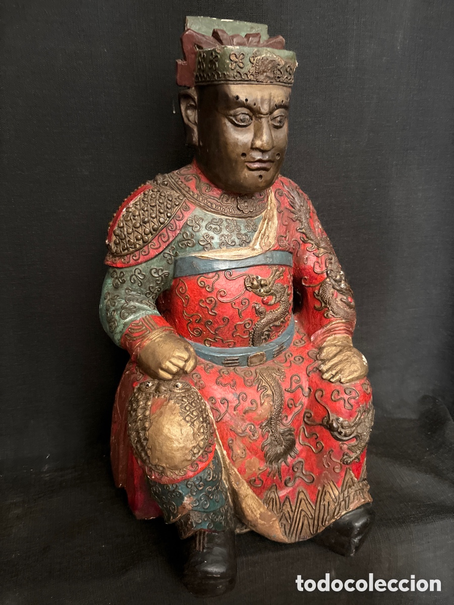 Arte: Talla china policromada - Foto 6