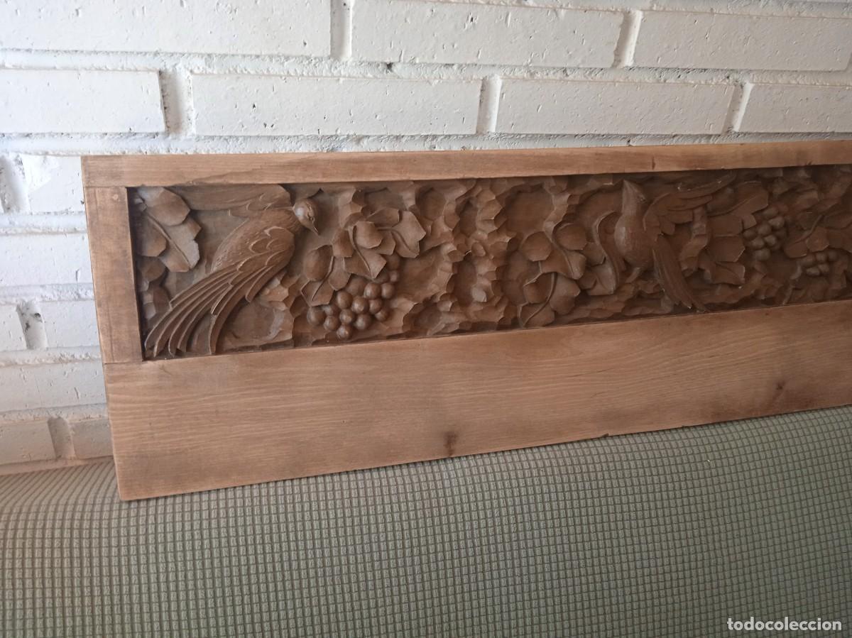 Arte: Antigua tabla tallada. - Foto 3