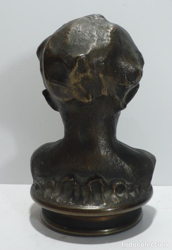 Arte: CABEZA DE NI&Ntilde;O EN BRONCE - Foto 3