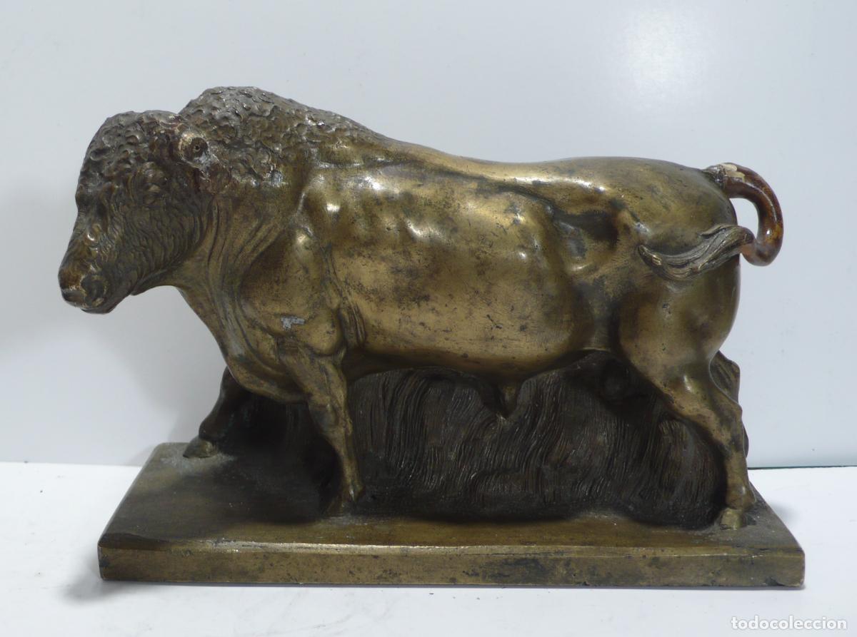 Arte: ESCULTURA TORO EN BRONCE - Foto 1