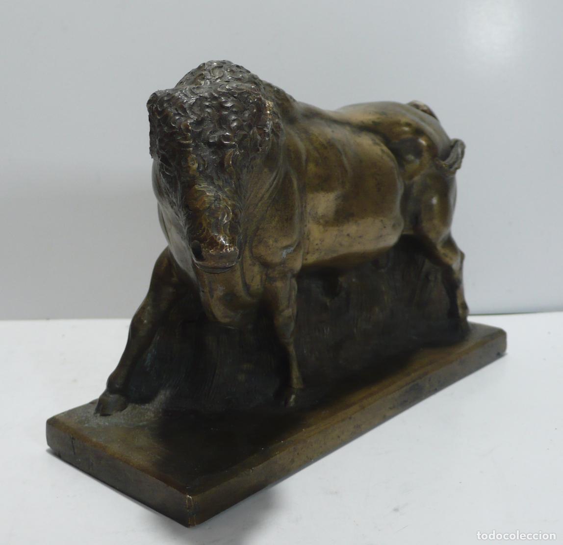 Arte: ESCULTURA TORO EN BRONCE - Foto 2