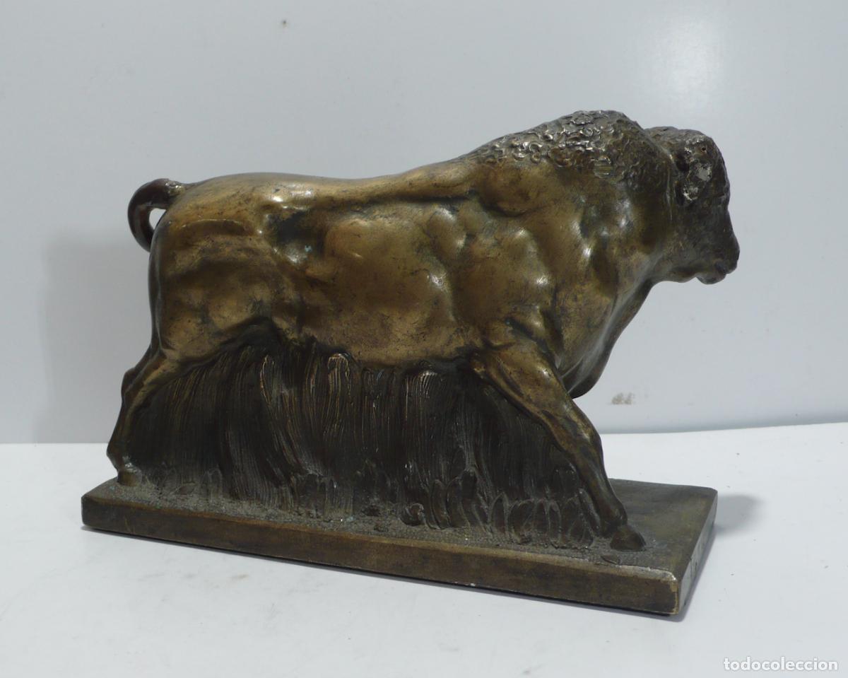 Arte: ESCULTURA TORO EN BRONCE - Foto 3