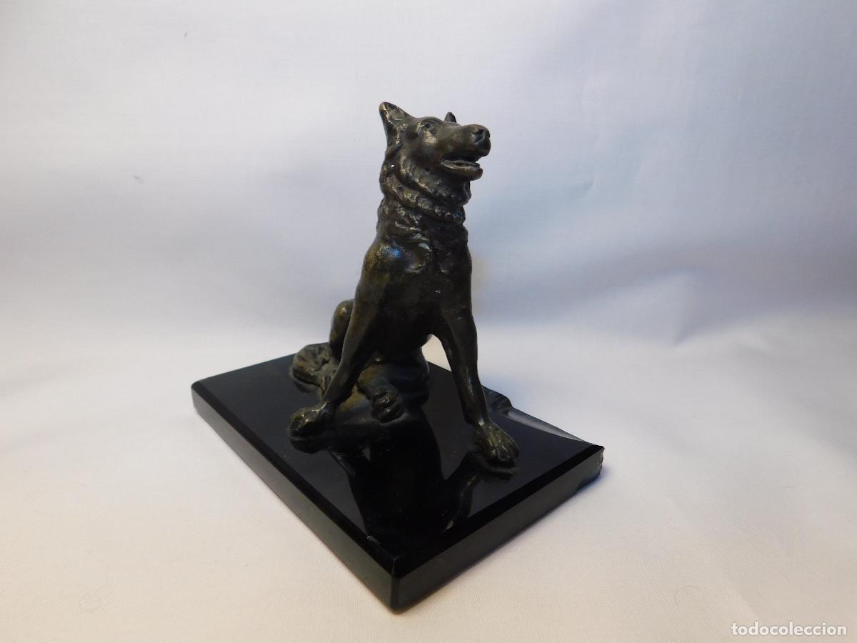 Arte: Figura de Perro en bronce 8 cm - Foto 1