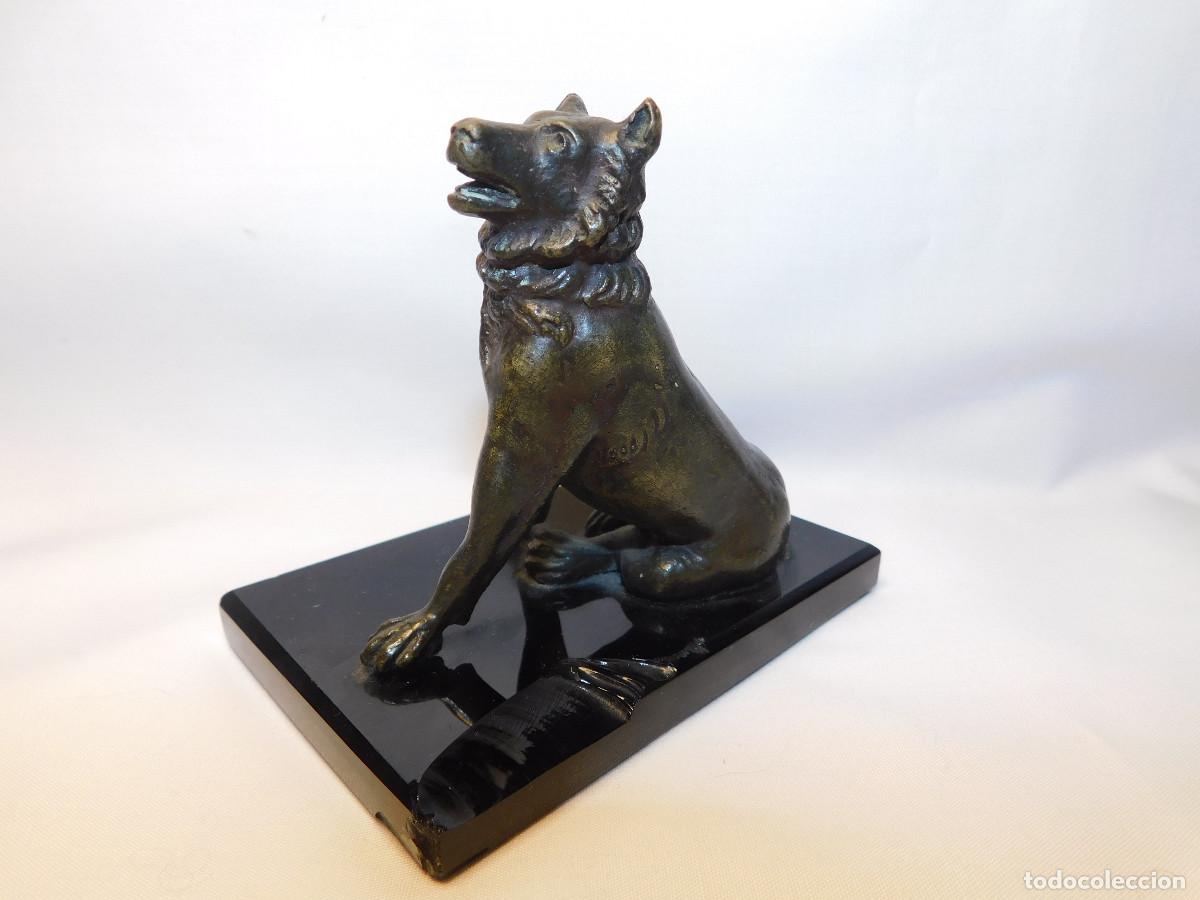 Arte: Figura de Perro en bronce 8 cm - Foto 2