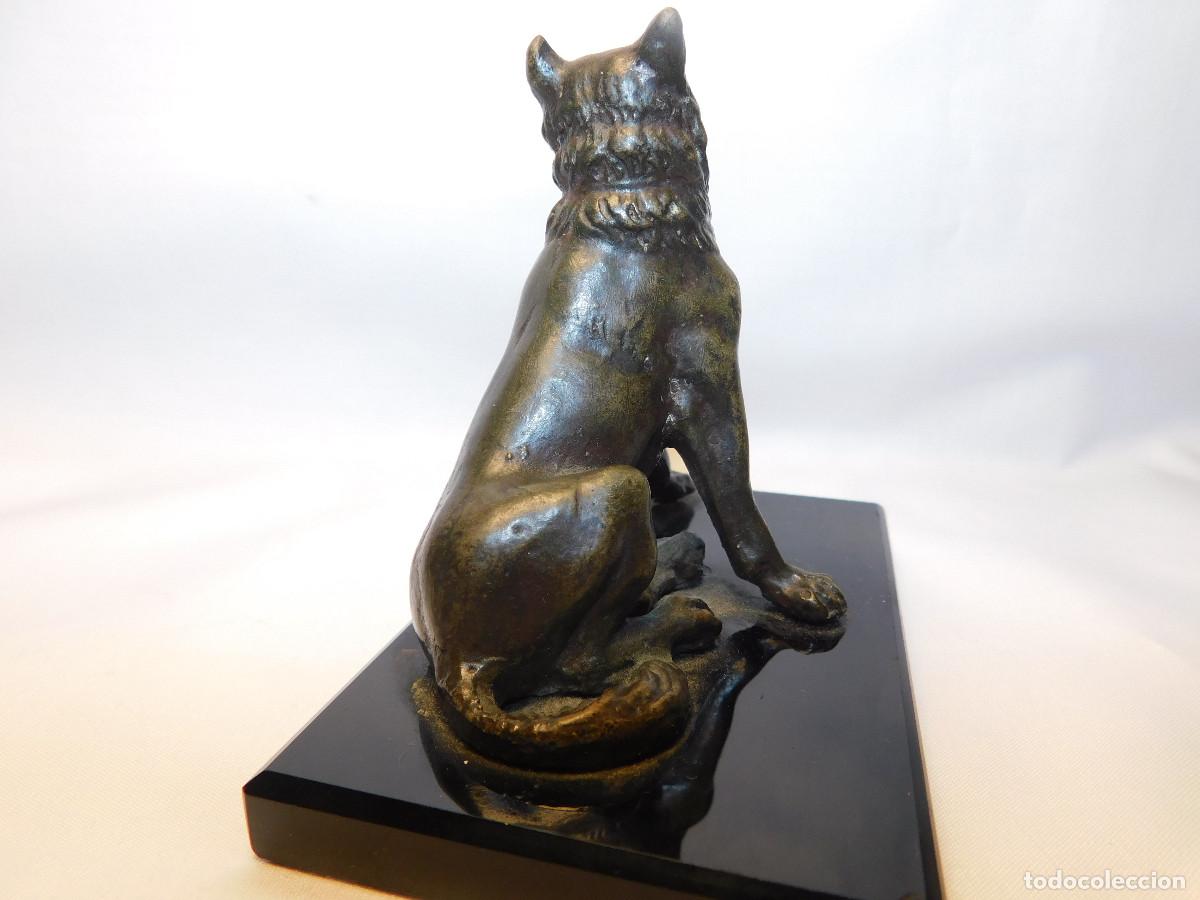 Arte: Figura de Perro en bronce 8 cm - Foto 4