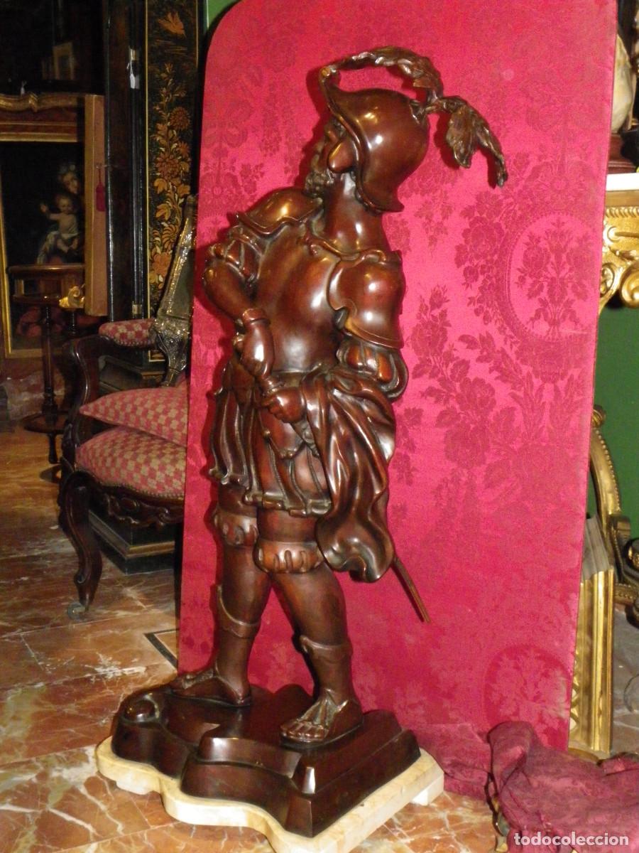 Arte: gran bronce guerrero antiguo - Foto 8