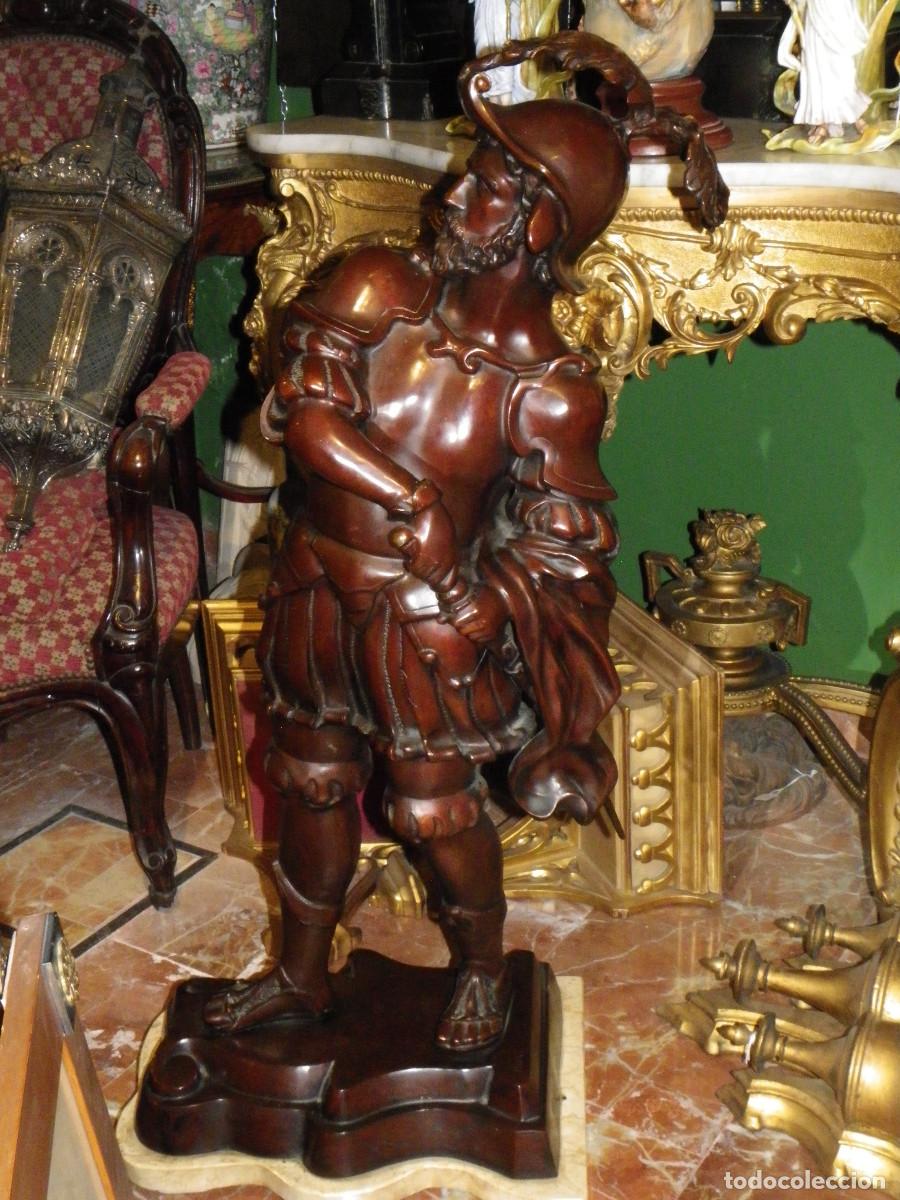 Arte: gran bronce guerrero antiguo - Foto 9