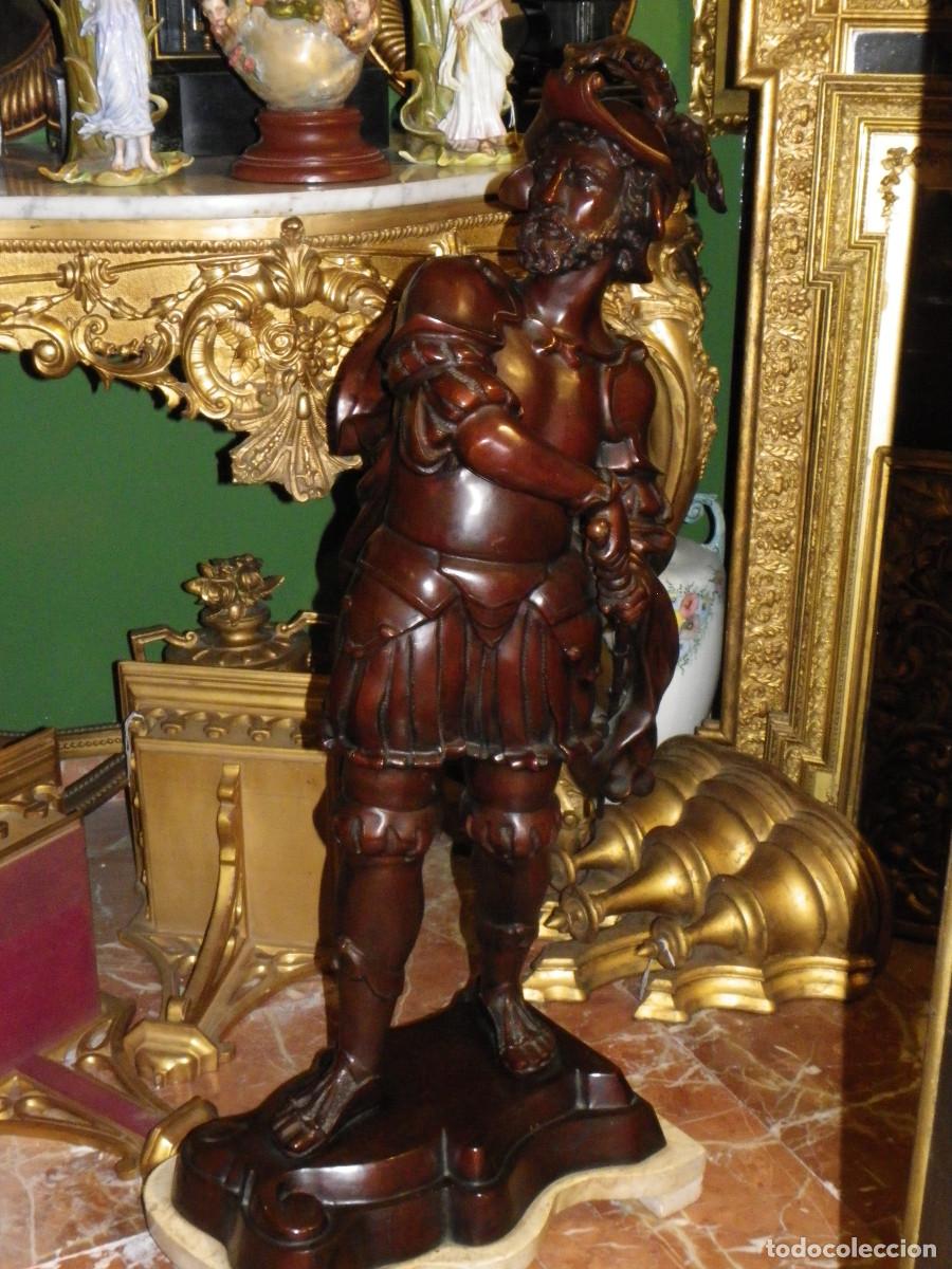 Arte: gran bronce guerrero antiguo - Foto 11