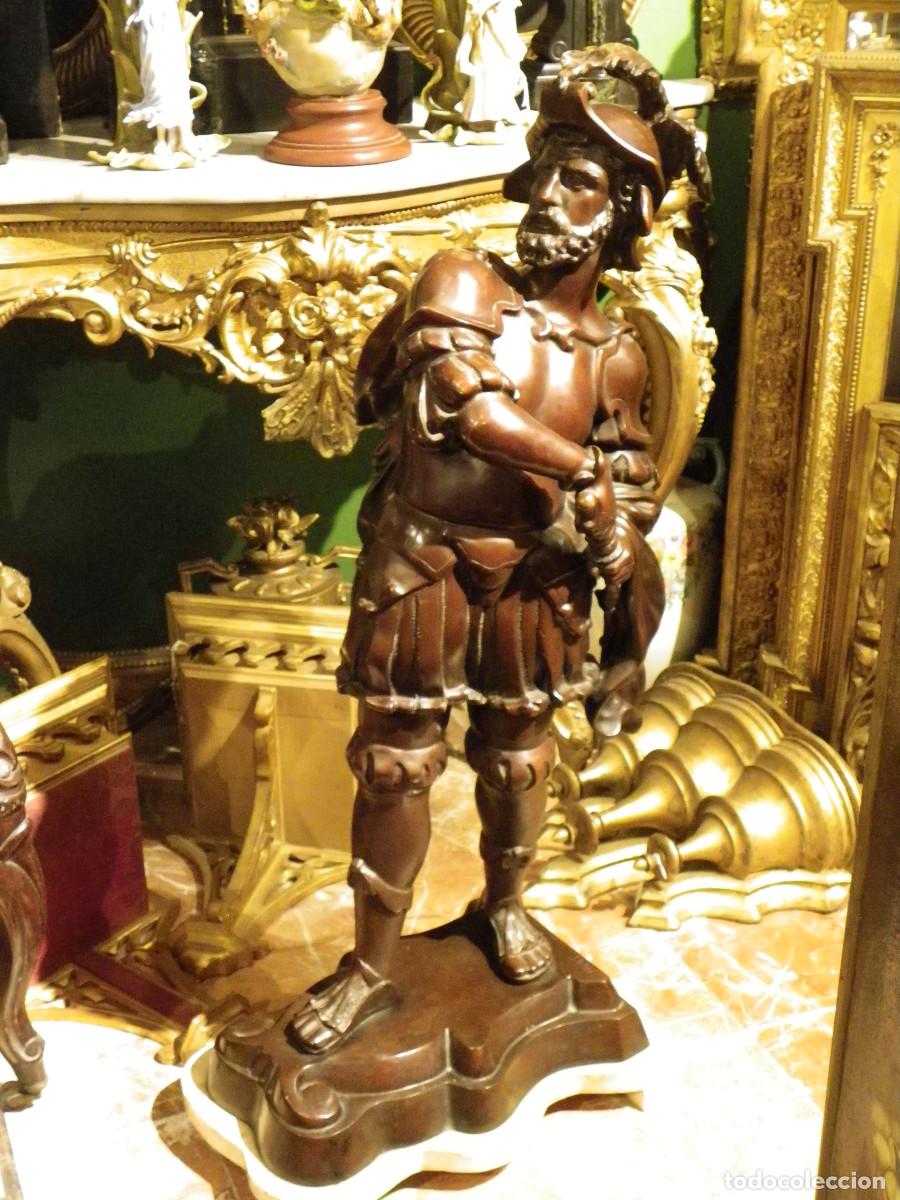 Arte: gran bronce guerrero antiguo - Foto 12