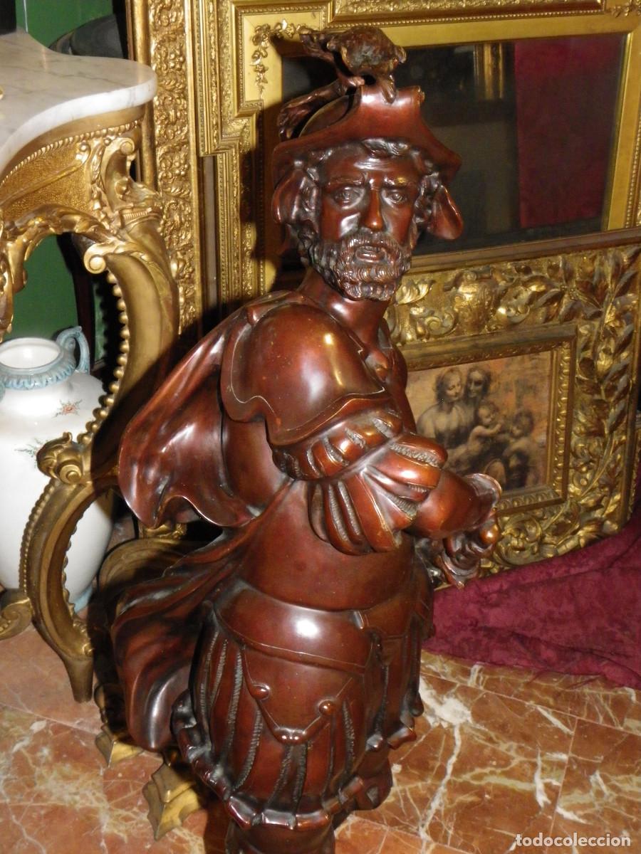 Arte: gran bronce guerrero antiguo - Foto 15