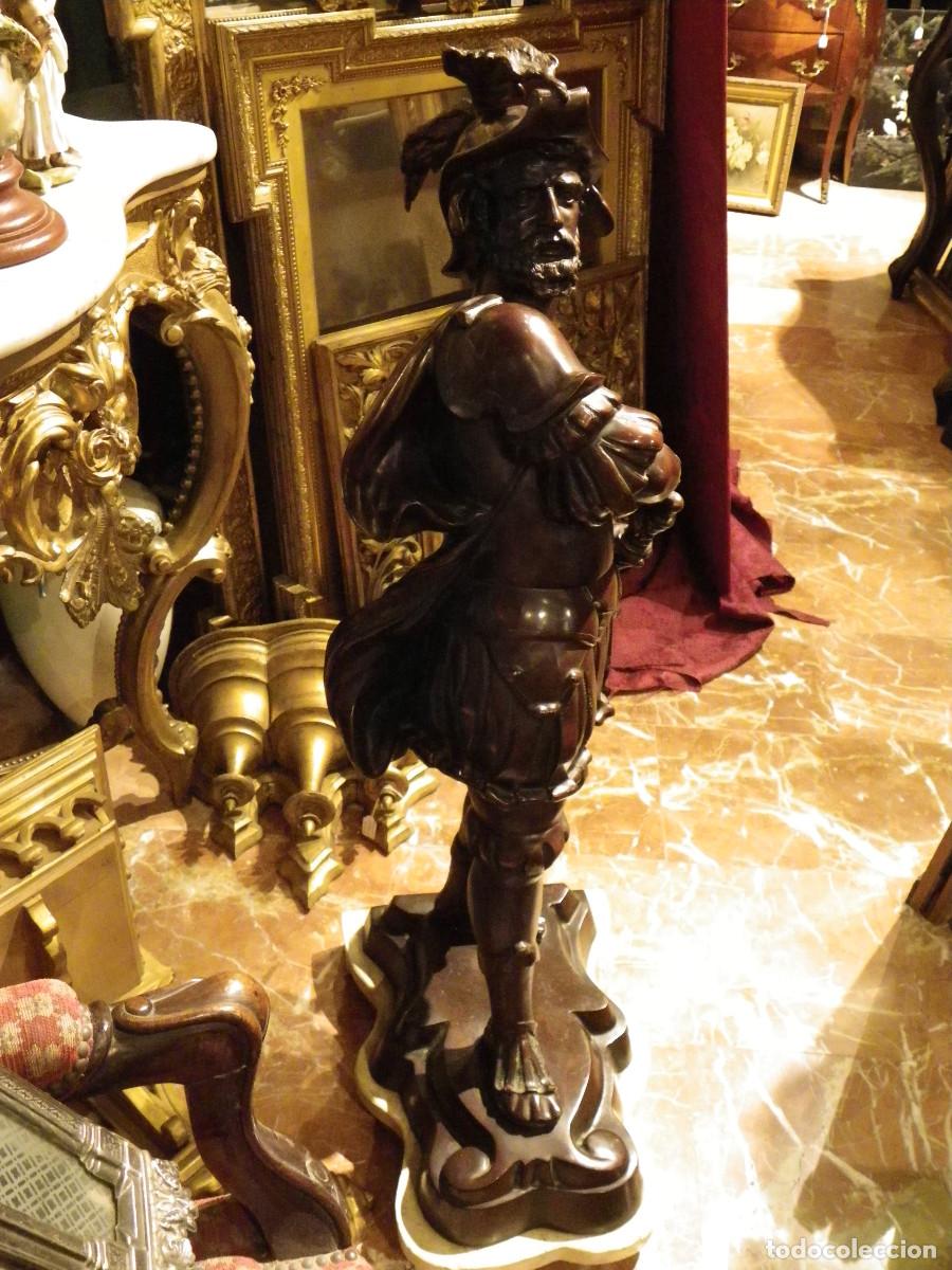 Arte: gran bronce guerrero antiguo - Foto 16