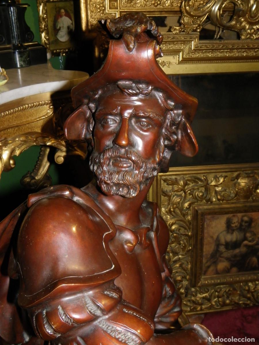 Arte: gran bronce guerrero antiguo - Foto 19