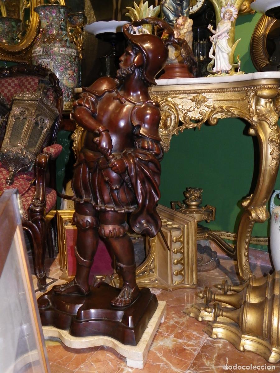 Arte: gran bronce guerrero antiguo - Foto 20